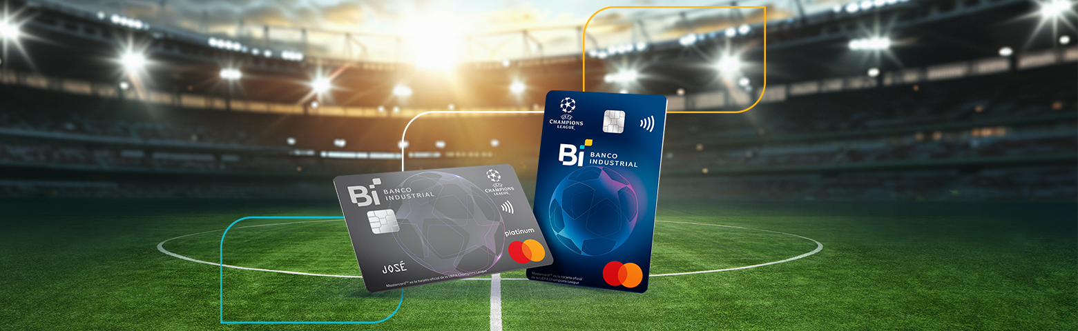 Beneficios de tu Tarjeta de Crédito Bi Mastercard UEFA
