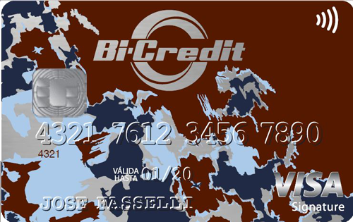 Tarjeta de Crédito Bi-Credit Visa Signature