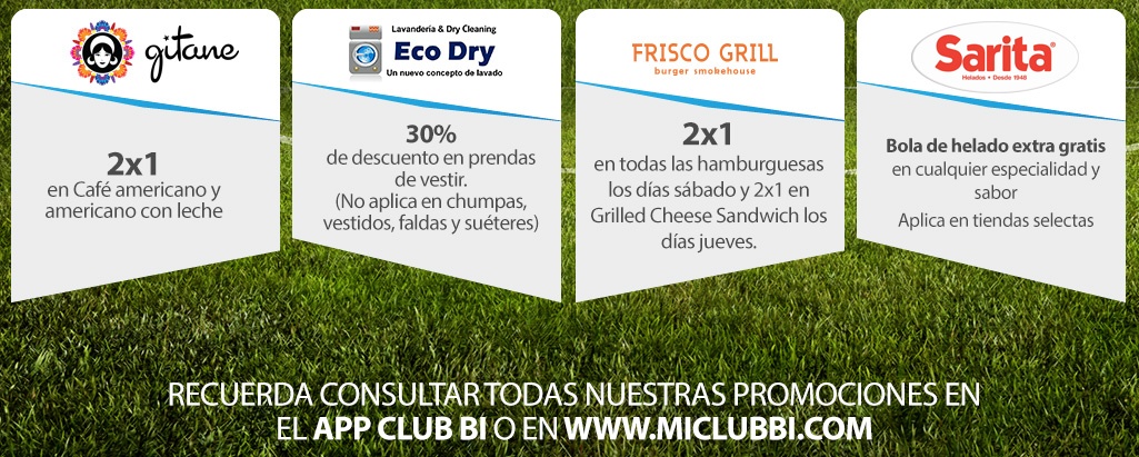 Beneficios Club Bi - Junio 2018 - Banco Industrial