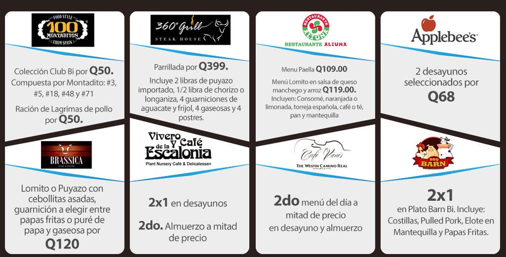 Mes de comida a la carta - Club Bi Mes de comida a la carta - Club Bi