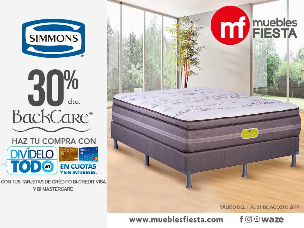 MUEBLES FIESTA CAMAS