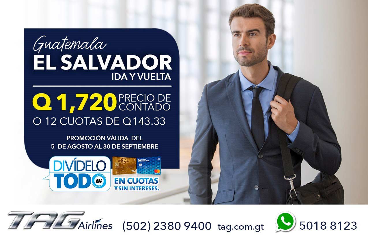 TAG AIRLAINES EL SALVADOR