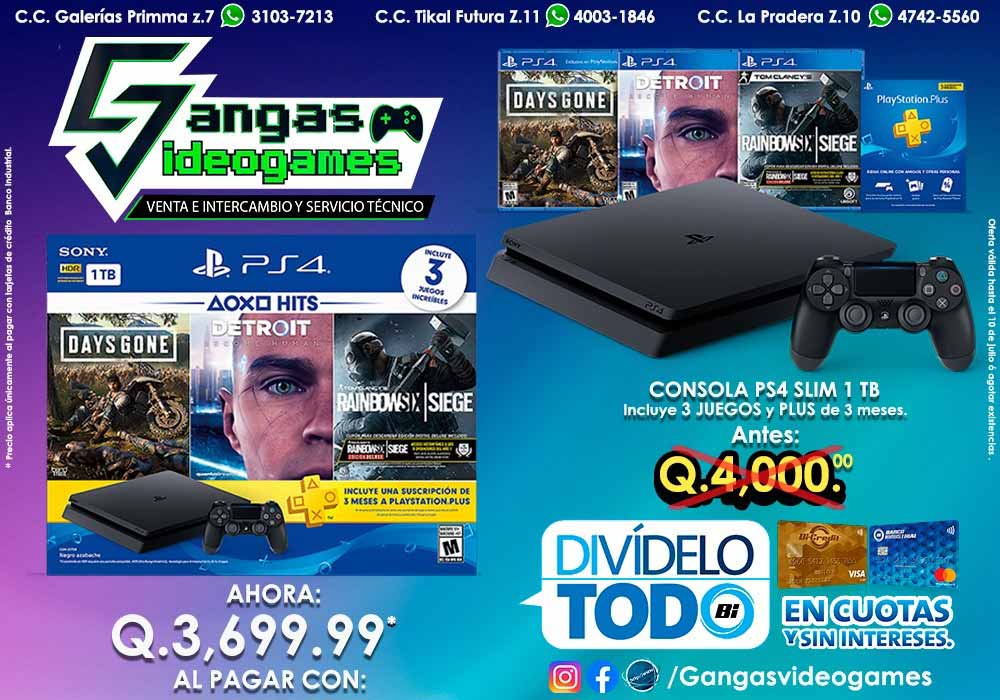 GANGAS VIDEOGAMES