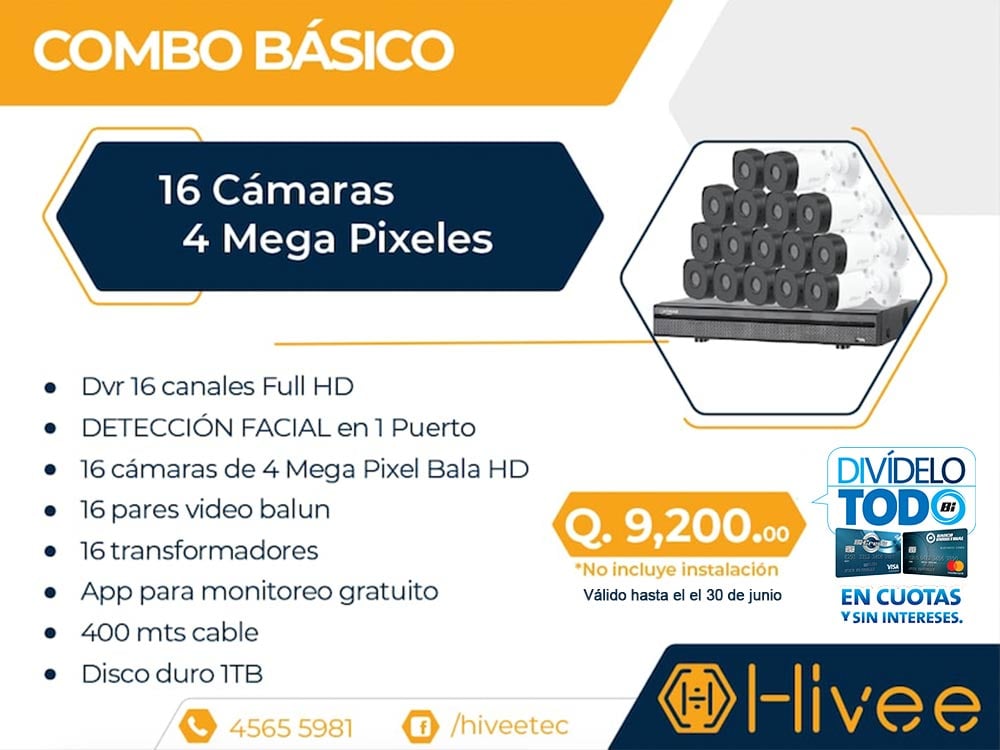 HIVEE 16 CAMARAS