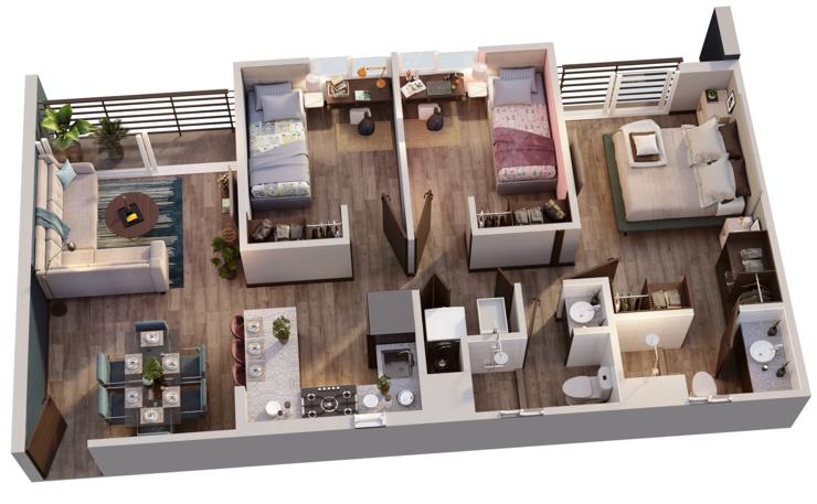APARTAMENTO TIPO B 