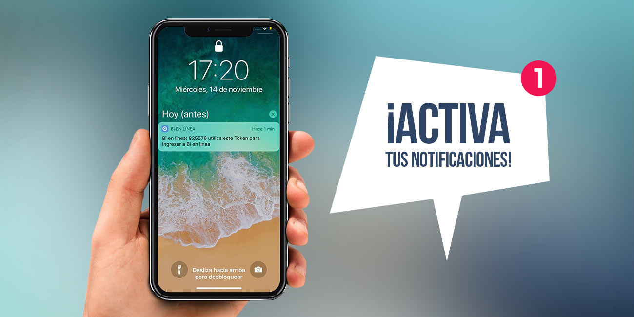 ¡Conoce las nuevas notificaciones de Bi En Línea App!