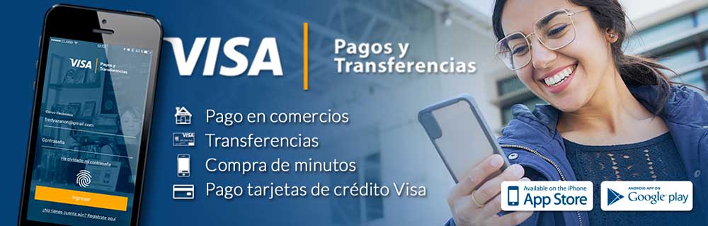 La APP que te permite transferir dinero entre tarjetas VISA y realizar compras desde tu celular
